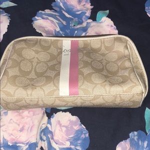 Coach makeup bag
